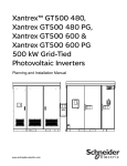 Schneider Electric Xant Installation manual