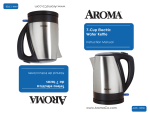 Aroma AWK-139SB Instruction manual