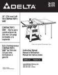 Delta 36-979 Instruction manual