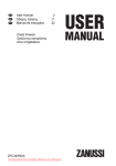 Zanussi ZFC321WA User manual