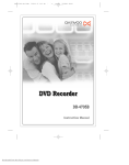 Daewoo DRV-4705B Instruction manual