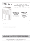 Danby 6009REE Operating instructions