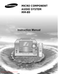 Samsung MM-B9 Instruction manual