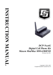 Maxon MODMAX MM-6280IND Instruction manual