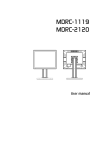 Barco MDRC Series User manual