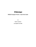 Metrologic MS9535 VoyagerBTSeries User`s guide