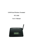 Witura GSM VOIP Gateway Series User`s manual