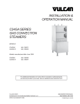 Vulcan-Hart HGM Series Specifications