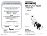 Craftsman 917.370721 Owner`s manual