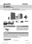 Sharp XL-DAB1H Specifications