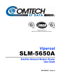 Comtech EF Data Vipersat SLM-5650A User guide