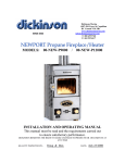 Dickinson 00-NEW-P12000 Owner`s manual