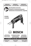 Bosch 11258VSR - SDS Plus Rotary Hammer Drill Specifications