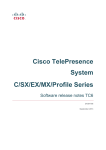 Cisco PrecisionHD 1080p4x S2 System information