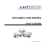AMT Datasouth documax 3300 User`s guide