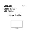 Asus VE278H User guide