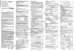 Casio FX-95 User`s guide