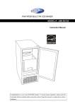 Whynter BUILT-IN ICE MAKER UIM-155 Instruction manual