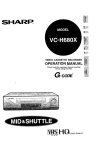 Sharp VC-H680X Specifications
