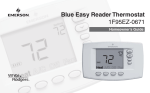 Emerson 1F95EZ-0671 Setup guide