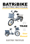 Batribike 16 User manual