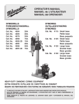 Milwaukee 4092-20 15A Operator`s manual