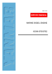 Yanmar 6CXM-GTE2 Service manual