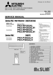 Mitsubishi PKA-RP35GAL Service manual