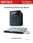 Buffalo TeraStation III TS-RIXL User manual