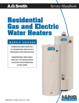 C3 Technology RESIDENTIAL GAS WATER HEATERS Technical information