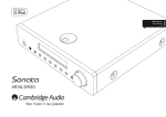 Cambridge Audio SONATA CD30 User`s manual
