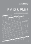 AUSTRALIAN MONITOR PM16 User guide