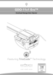 Automatic GDO-11v1 Ero Installation manual