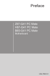 MSI B85-G41 PC Mate User`s manual