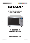 Sharp R-380D Specifications
