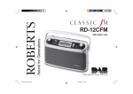 Roberts Classic FM RD-12CFM Specifications
