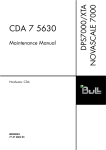 CDA maintenance User`s guide