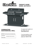 Char-Broil 463724512 Product guide