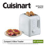 Cuisinart CPT-120R - Compact Toaster Specifications