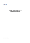 HT6xx/PA96x/PA982/RH767 Programming Manual