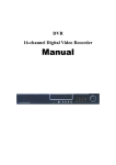 COP-USA Digital video recorder User`s manual