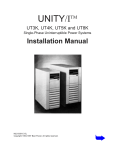 Best Power Unity/I UT3K Installation manual