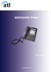 ATL Berkshire IP5000 User manual