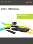 RADVision SCOPIA XT4000 Series Installation guide