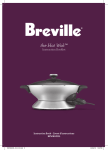 Breville THE HOT WOK BEW600XL Instruction manual