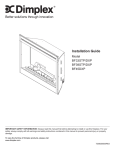Dimplex WRCPF-KIT Installation guide