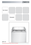 Zanussi ZDTS 101 User manual