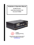 Audio international MSM2912-02-x Specifications
