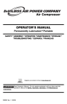 DeVillbiss Air Power Company 102D-3 Operator`s manual