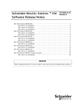 Schneider Electric Xantrex ™ XW Software Release Notes